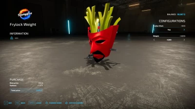 Frylock Weight v1.0.0.0