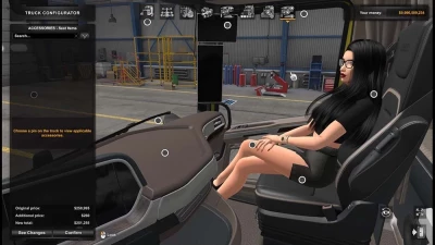 Girls Passenger for ETS2 v1.3 1.46