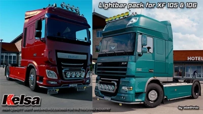 Kelsa Lightbars for DAF XF 105 & 106 v2.4