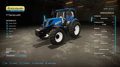 New Holland T7 Edited V1.0.0.0