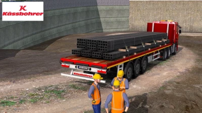 Ownable Kassbohrer Flatbed Trailer 1.46