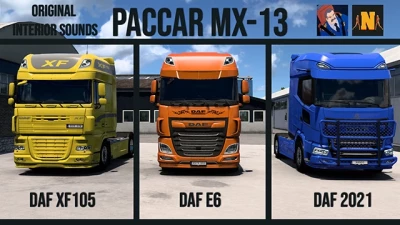 Paccar MX 13 for DAF Trucks v2.5 1.46