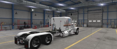 Peterbilt 359 FLX Skin White for Sleeper 1.46