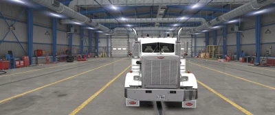 Peterbilt 359 FLX Skin White for Sleeper 1.46