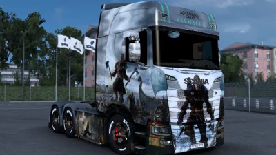 Scania Assassin's Creed Valhalla Skin 1.46