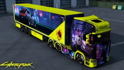 Scania Cyberpunk 2077 Skin 1.46