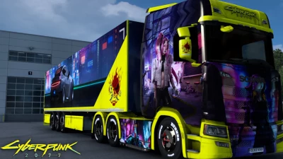 Scania Cyberpunk 2077 Skin 1.46