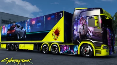 Scania Cyberpunk 2077 Skin 1.46