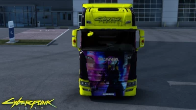 Scania Cyberpunk 2077 Skin 1.46