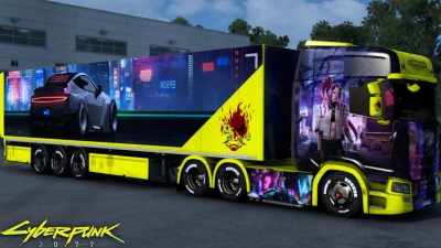 Scania Cyberpunk 2077 Skin 1.46