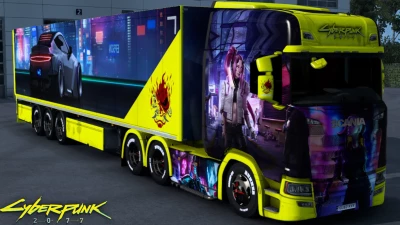 Scania Cyberpunk 2077 Skin 1.46