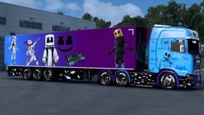 Scania Marshmello Skin 1.46