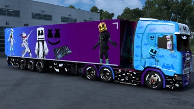 Scania Marshmello Skin 1.46