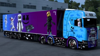 Scania Marshmello Skin 1.46