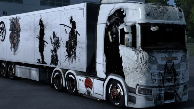 Scania Samurai Warrior Skin 1.46