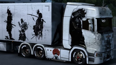 Scania Samurai Warrior Skin 1.46