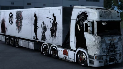 Scania Samurai Warrior Skin 1.46