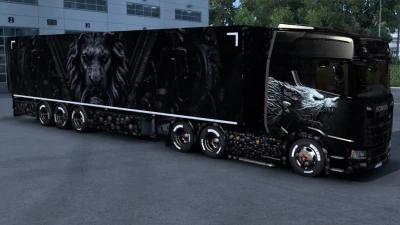 Scania Skull Black Wolf Skin 1.46