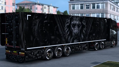 Scania Skull Black Wolf Skin 1.46