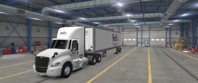 SCS Trailer 53" 45" Skin And international truck LT Day Cab Skin 1.46