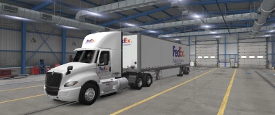 SCS Trailer 53" 45" Skin And international truck LT Day Cab Skin 1.46