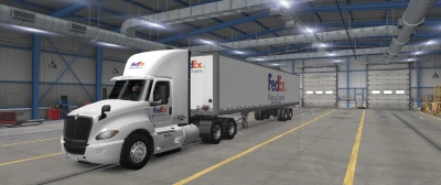 SCS Trailer 53" 45" Skin And international truck LT Day Cab Skin 1.46