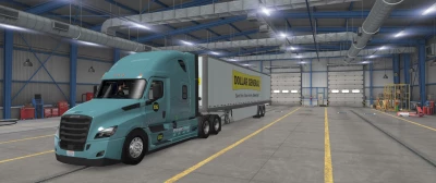 SCS Trailer And Cascadia Truck Skin Pack Dollar General 1.46