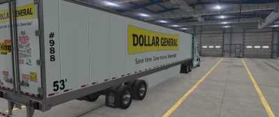 SCS Trailer And Cascadia Truck Skin Pack Dollar General 1.46