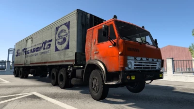 TRUCK KAMAZ 5410 MODIFIED OQ37 + TRAILERS Fixed 1.46