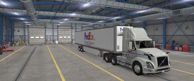 Volvo 300 Day Cab FedEx Skin 1.46