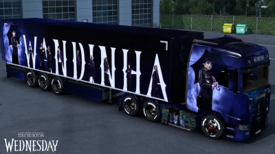 Wednesday ( Netflix Tv Series ) Scania Skin 1.46