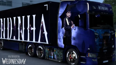 Wednesday ( Netflix Tv Series ) Scania Skin 1.46