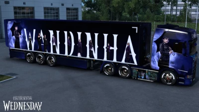 Wednesday ( Netflix Tv Series ) Scania Skin 1.46