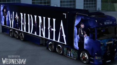 Wednesday ( Netflix Tv Series ) Scania Skin 1.46