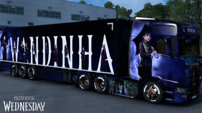 Wednesday ( Netflix Tv Series ) Scania Skin 1.46