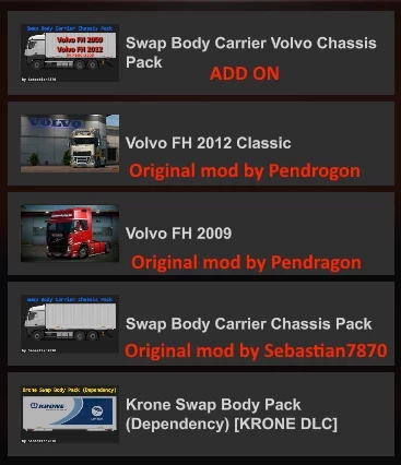 BDF System Addon For Volvo FH 2009/2012 By Pendragon