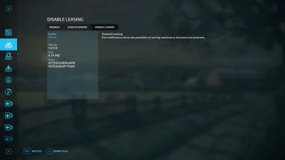Blokada wypożyczania maszyn ( Disable Leasing ) v1.0.0.0
