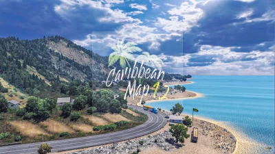 Caribbean Map v1.2 Cuba, Jamaica, Venezuela, Bahamas, Puerto Rico - ATS 1.43