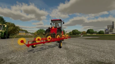 fs22 1978 6 wheel hay rake v1.0