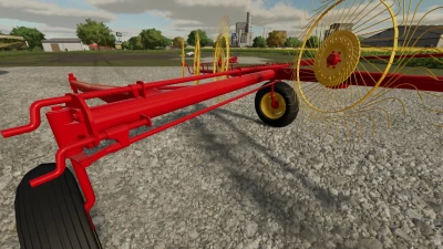 fs22 1978 6 wheel hay rake v1.0