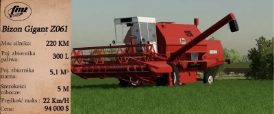 FS22 FMŻ Bizon Pack v1.0.0.0