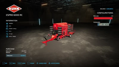 FS22 Kuhn Espro6000RC v1.0.0.0