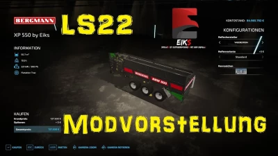 FS22 XP 550 by Eiks v1.0.0.2