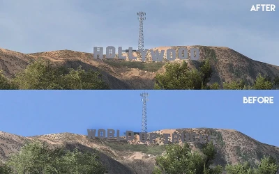 Hollywood Sign in Los Angeles (ATS) 1.43