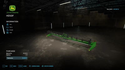 John Deere HS + Header v1.0.0.0