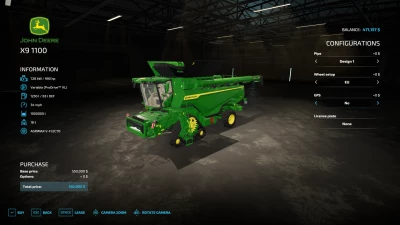 John Deere HS + Header v1.0.0.0