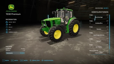 John Deere 7030+ much extras v1.0.0.0