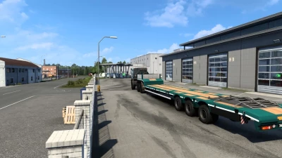 KAMAZ 65225 + low loader 1.43