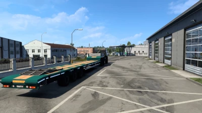 KAMAZ 65225 + low loader 1.43