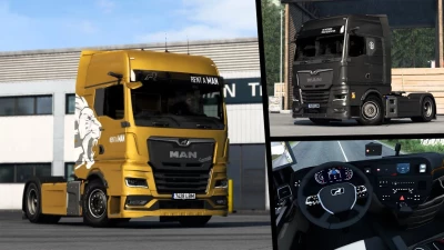 MAN TGX GS 18.510 New Generation + trailers 1.43